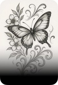 Tattoo template generated with AI Canvas